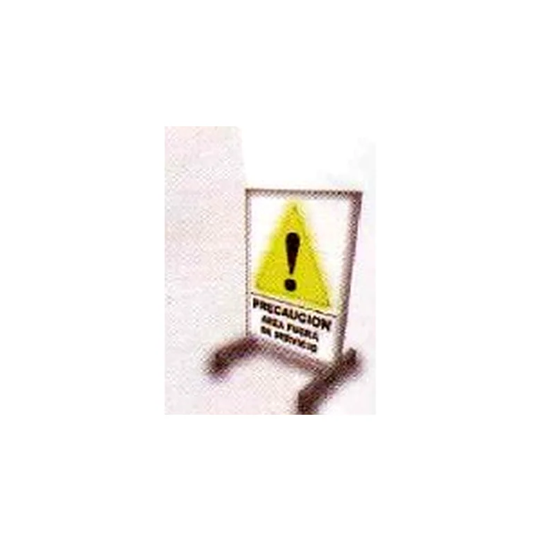 Biombo de peligro y precaución.